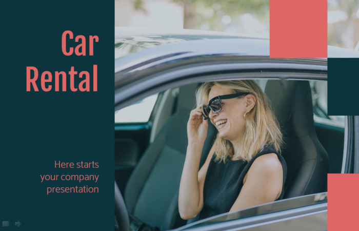 Презентация для компании по аренде авто