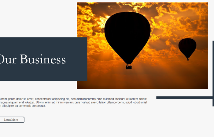 Шаблон презентации услуг агентства