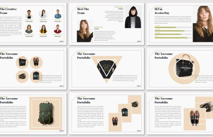 Шаблон презентации для услуг стилиста