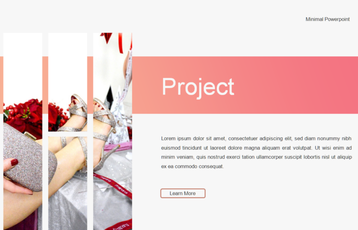 Шаблон презентации для магазина сумок