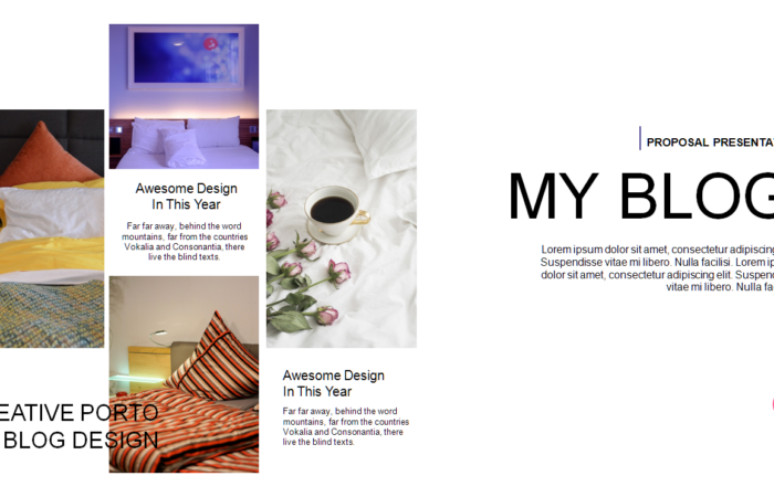 Шаблон презентации для магазина постельного белья