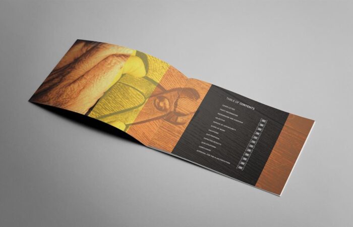 Шаблон маркетинг-кит для деревообрабатывающего предприятия