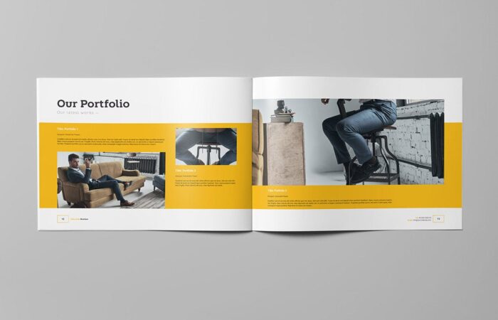 Шаблон маркетинг-кит для магазина мебели