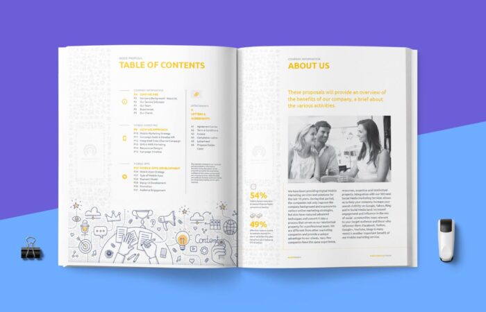 Шаблон КП для разработчика мобильных приложений