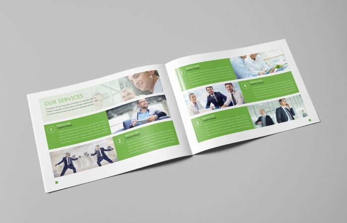 Шаблон маркетинг-кит для строительной компании