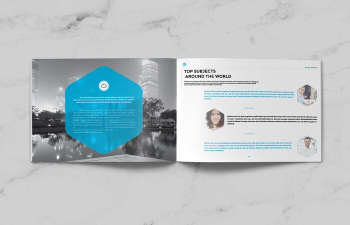 Шаблон маркетинг-кит для конструкторского бюро