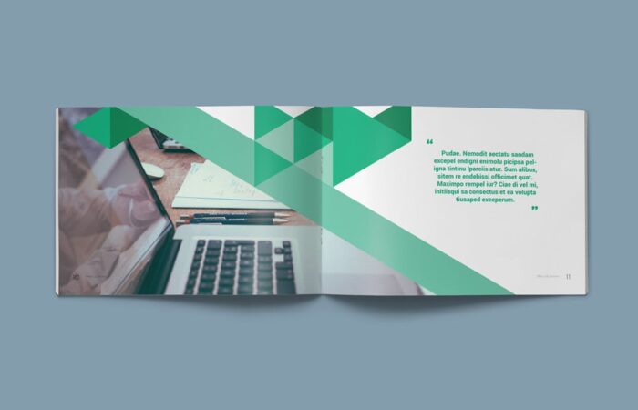 Шаблон маркетинг-кит для строительной компании