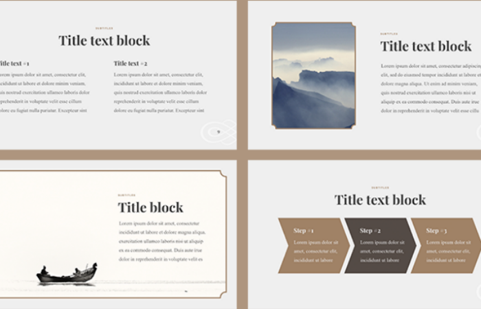 Шаблон презентации для магазина антиквариата