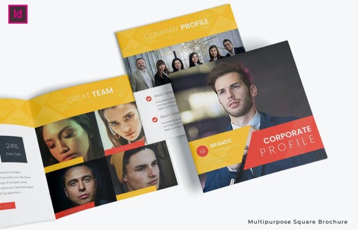 Шаблон маркетинг-кит для товаров для туризма, активного отдыха и альпинизма