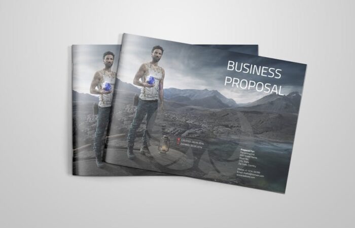 Шаблон маркетинг-кит для строительных материалов