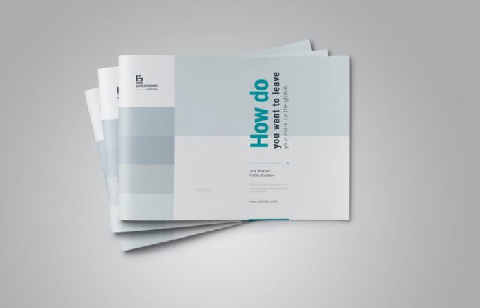 Шаблон маркетинг-кит для услуг по оформлению документов