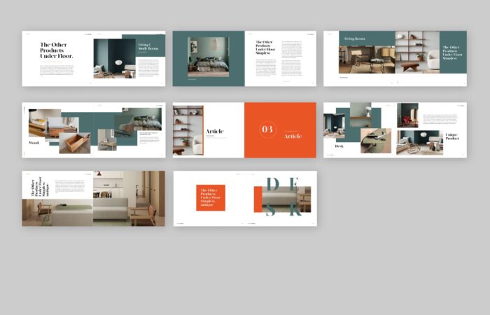 Шаблон маркетинг-кит для производителя элитной мебели