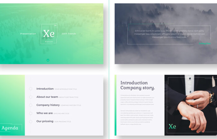 Стильный шаблон презентации для бизнеса