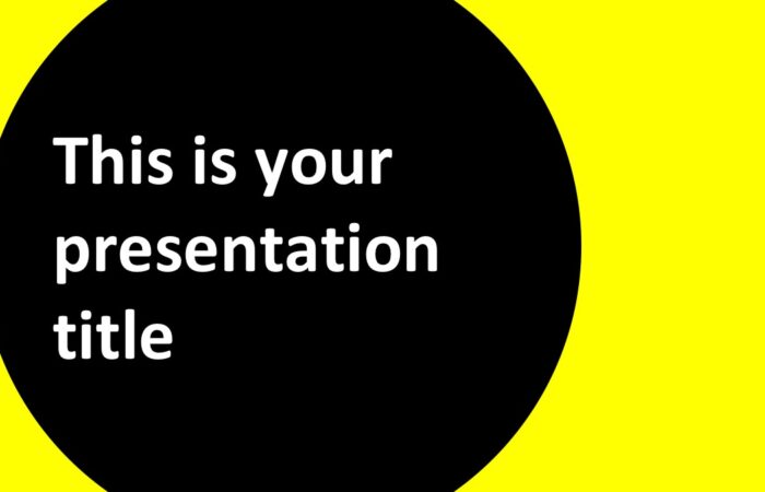 Темный шаблон для презентации