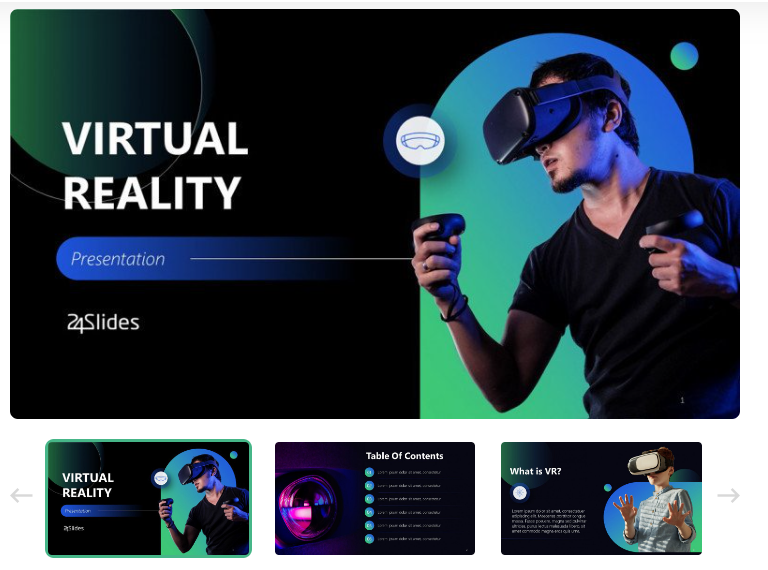 Шаблоны VR .ppt. Virtual reality презентация. Virtual reality presentation.